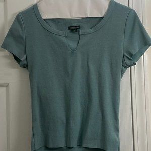 Teal Crop Top Size M